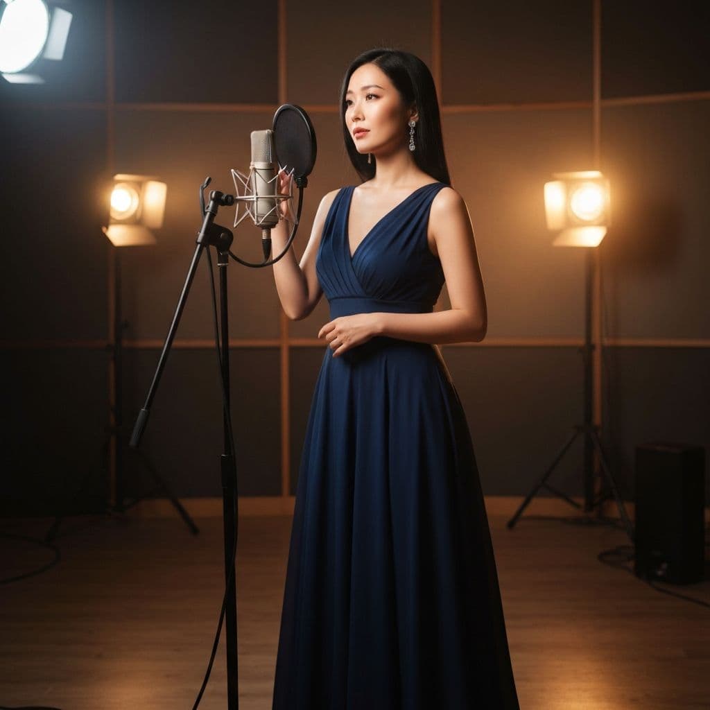 عويشة في الاستوديو